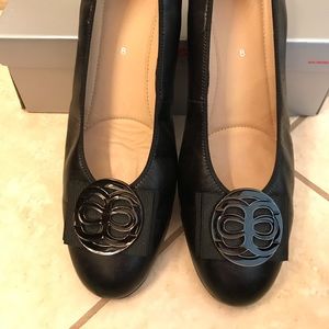 Ara Women's Bethany Ballet Flat Black Leather